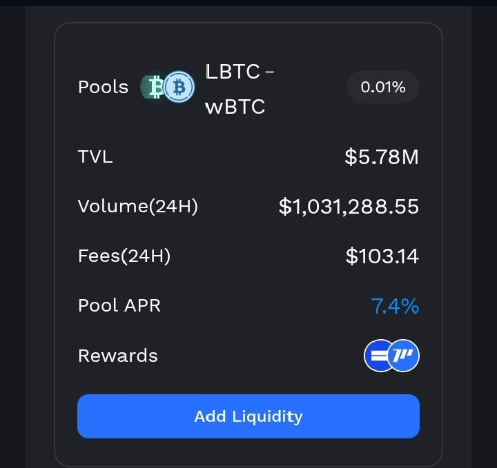Lombard Finance offers high-efficiency liquidity pools to Momentum DEX on Sui. 

These pools provide strong yields, minimal fees, and seamless rewards for liquidity providers, regardless of whether you support Sui or own Bitcoin.

Momentum Finance is the #1 liquidity layer on