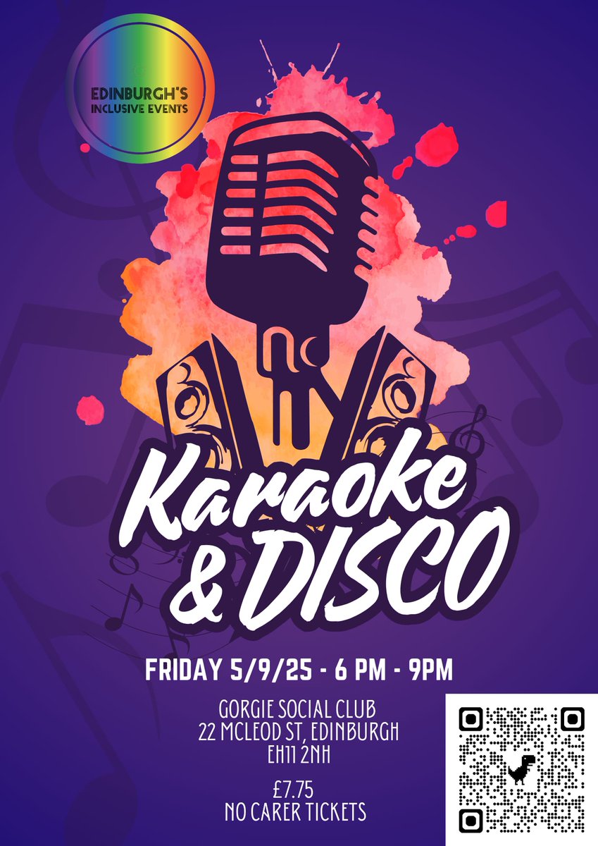 KevHMFC's tweet image. Come join us - Edinburgh’s Inclusive Events 🥰

eventbrite.com/e/karaoke-and-…