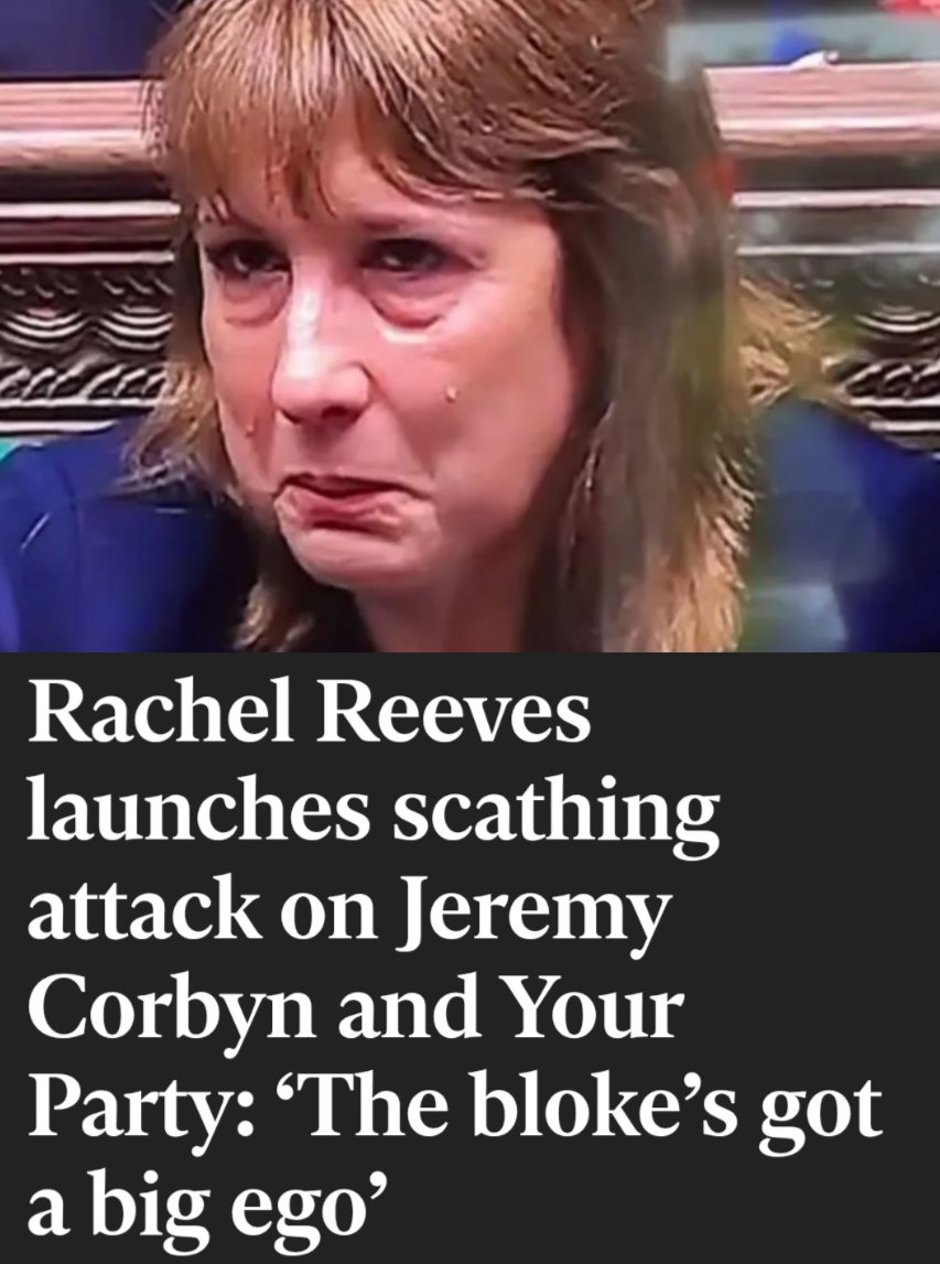 Labour:
It's her Party and she can cry if she wants to.😁