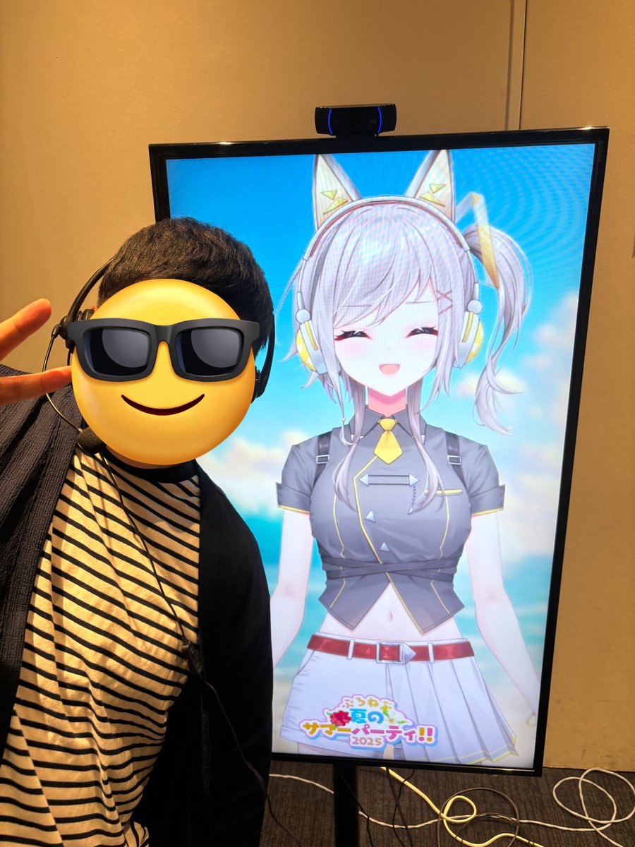 ツーショット！！×3

みんな話せて良かった！！
ありがとう！！

 #ぷろねぶ夏祭り2025