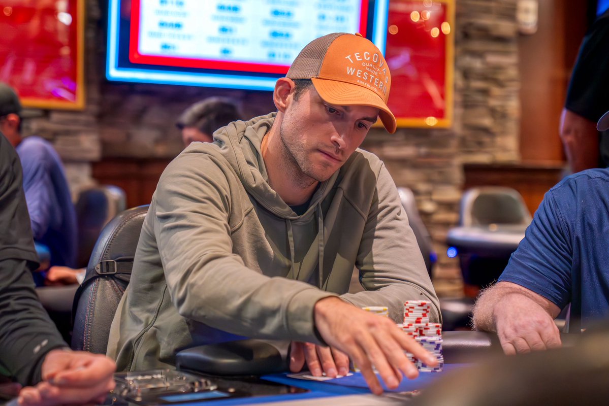 MSPT (@msptpoker) on Twitter photo Matthew Palumbo Edges Out Paul Schiff to Lead the Final 47 from Day 1C into Day 2
msptpoker.com/Pages/LiveRepo…
Day 1C Chip Counts: msptpoker.com/Pages/LiveRepo…
$1,110 Colorado Poker State Championship Main Event NLH Day 1C <a href="/ballysbhpoker/">Bally's Black Hawk Poker</a> Matthew Palumbo Edges Out Paul Schiff to Lead the Final 47 from Day 1C into Day 2
msptpoker.com/Pages/LiveRepo…
Day 1C Chip Counts: msptpoker.com/Pages/LiveRepo…
$1,110 Colorado Poker State Championship Main Event NLH Day 1C <a href="/ballysbhpoker/">Bally's Black Hawk Poker</a>