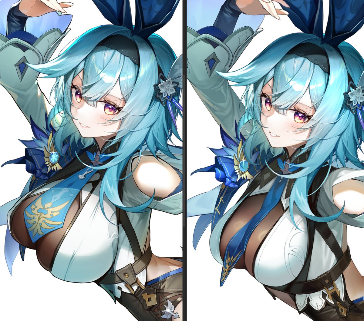 siriuflong's tweet image. done fixing
only BG left 
new on the right