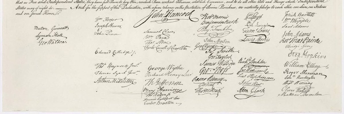 August 2, 1776, 56 signers of The Declaration of Independence began affixing their signatures to the document. This day was the main signing event, although signatures followed for months, as reelected delegates worked their way to Philadelphia. The final signer was Thomas