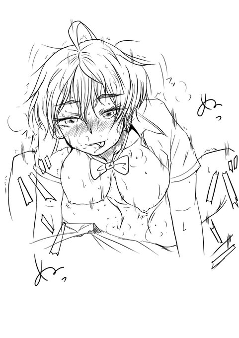 自分で描くと必ずこの問題に行きつく。「エロくない」

因みに女性は絶頂お漏らしは出来ますが男性は構造的に出来ません。現実射精時、射精管から尿道に放精されるので弁のようになって膀胱からの排尿が出来なくなりますが漫画ではできます。 