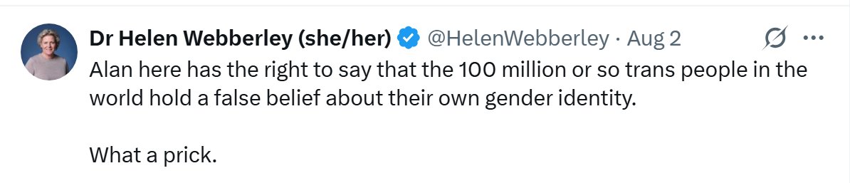 Prof. Gary Francione (@garylfrancione) on Twitter photo Dear <a href="/HelenWebberley/">Dr Helen Webberley (she/her)</a>: Even if your number is right, there are about 100 million Americans who believe they have actually encountered a spirit. Have we got a right to say that is a false belief and that we cannot be compelled to believe there are spirits? Of course we do. Dear <a href="/HelenWebberley/">Dr Helen Webberley (she/her)</a>: Even if your number is right, there are about 100 million Americans who believe they have actually encountered a spirit. Have we got a right to say that is a false belief and that we cannot be compelled to believe there are spirits? Of course we do.