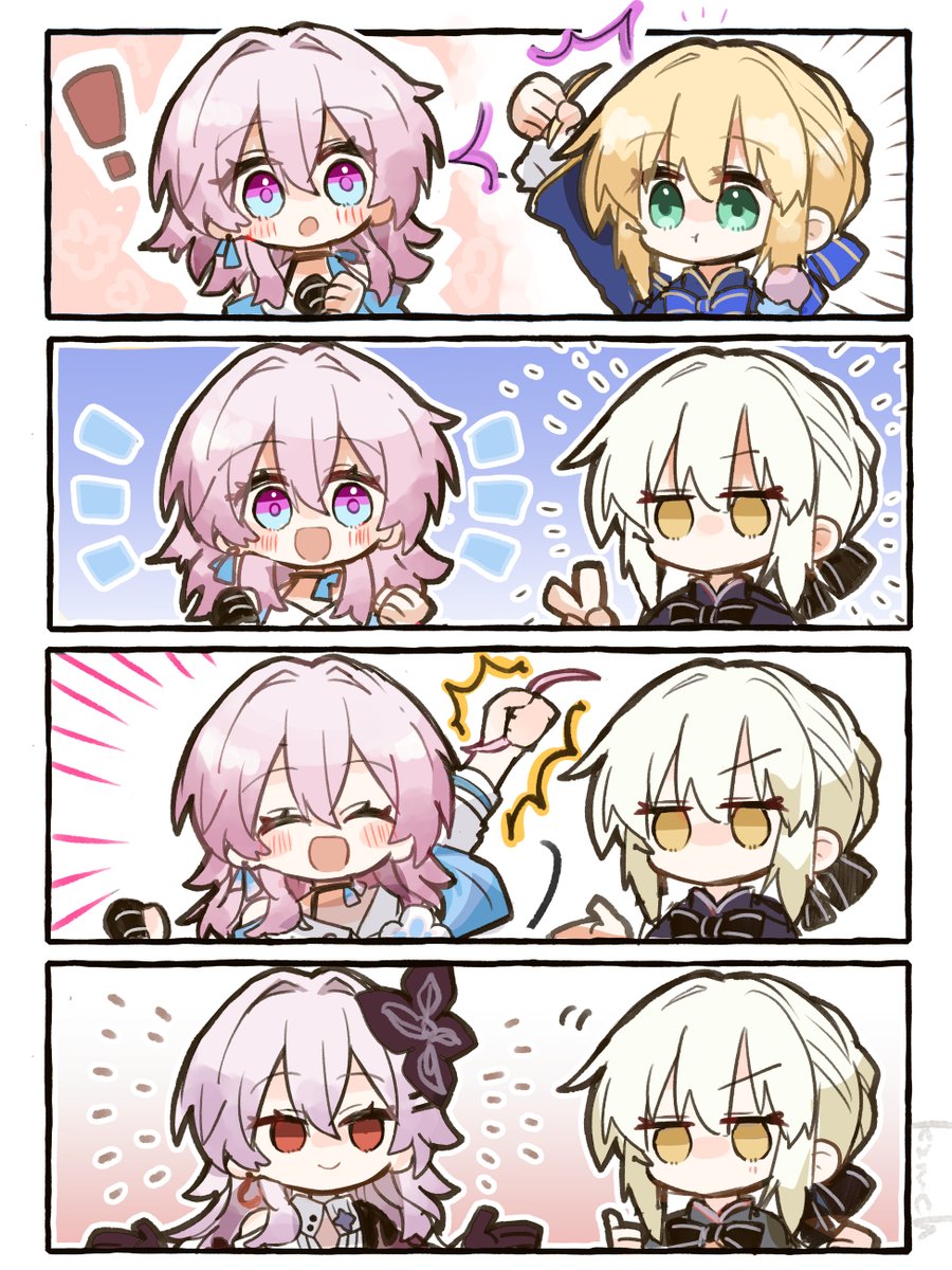 #HonkaiStarRail  多分こうではない、なのかと長夜月とセイバー（オルタ）