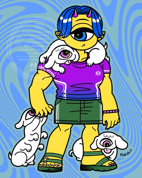 ネッコ&イッヌ #単眼