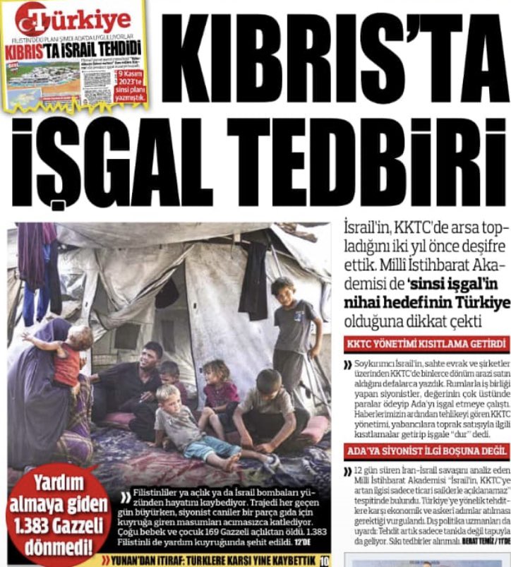 İsrail vatandaşlarının KKTC’de yoğun şekilde toprak satın alması, ekonomik bir tercih değil, “stratejik işgal” girişimidir.

Kıbrıs Türk halkı, geçmişte topraklarına göz diken emperyalistlere karşı kanıyla bedel ödemiştir. Bugün ise bazı çıkar çevreleri ve ihanet odakları bu