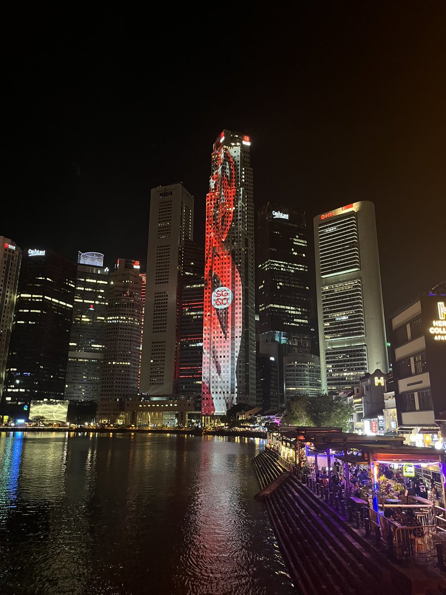 週末弾丸でシンガポールへ🇸🇬
乗り継ぎ含め来たことなく人生初渡航でした。来週が独立後60周年のナショナルデーらしく、リハーサルイベントも観られて満足です。

某国と異なり清潔で心が綺麗になりましたが、これから現実に帰ります…✈️