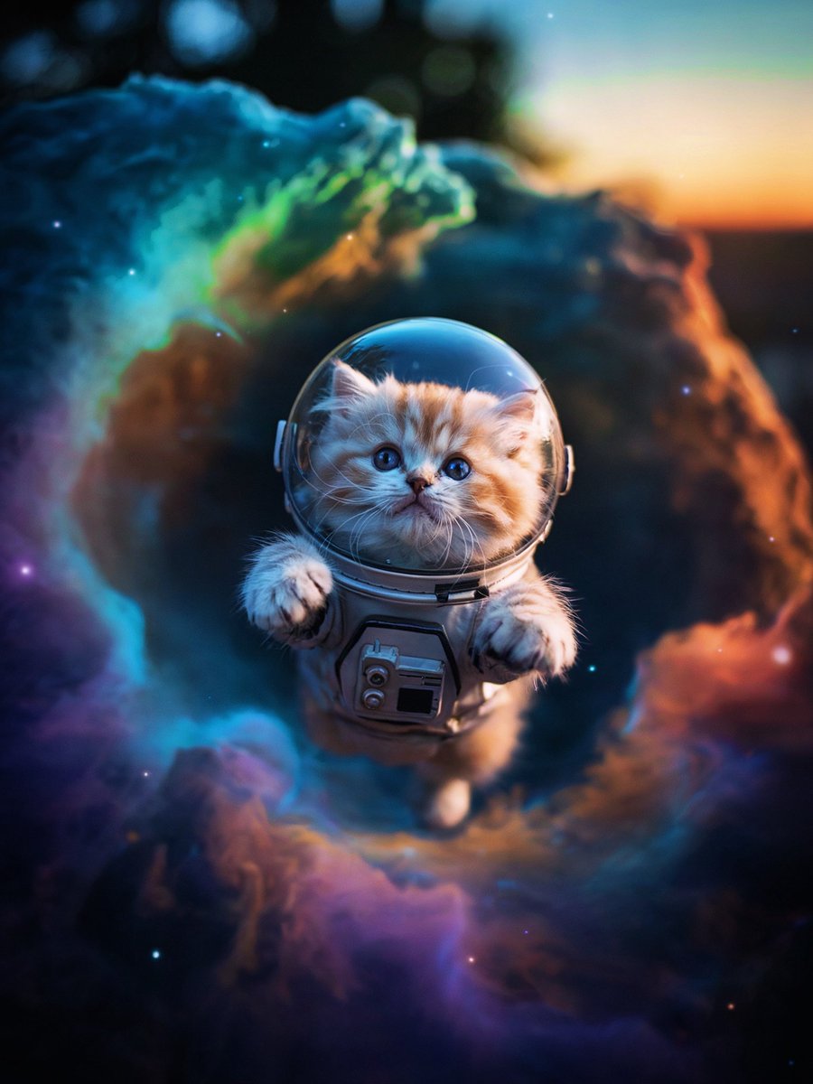 _QCAI's tweet photo. This is one small step for cat… One giant leap for catnip…

#QueenCaffeine #AIArt https://t.co/dVDjXkkXX8