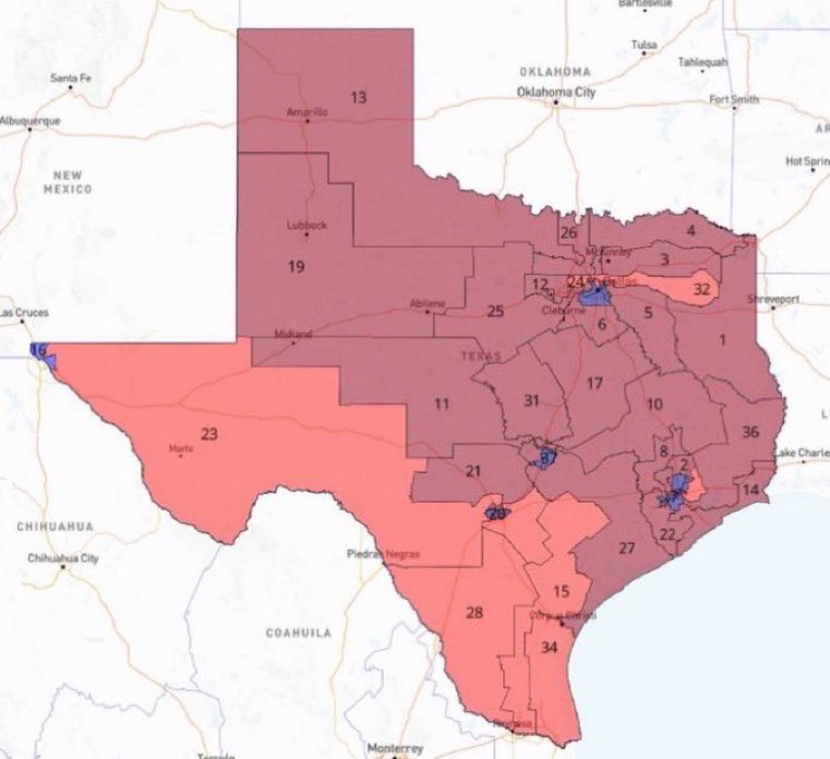 LOL!  If TX redistricting passes,  Jasmine “Ghetto Trash” Crockett will be out of District!  

Let’s get it done!