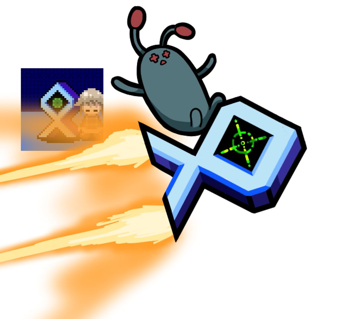 #ゆめ2っき #yume2kki
飛びそう