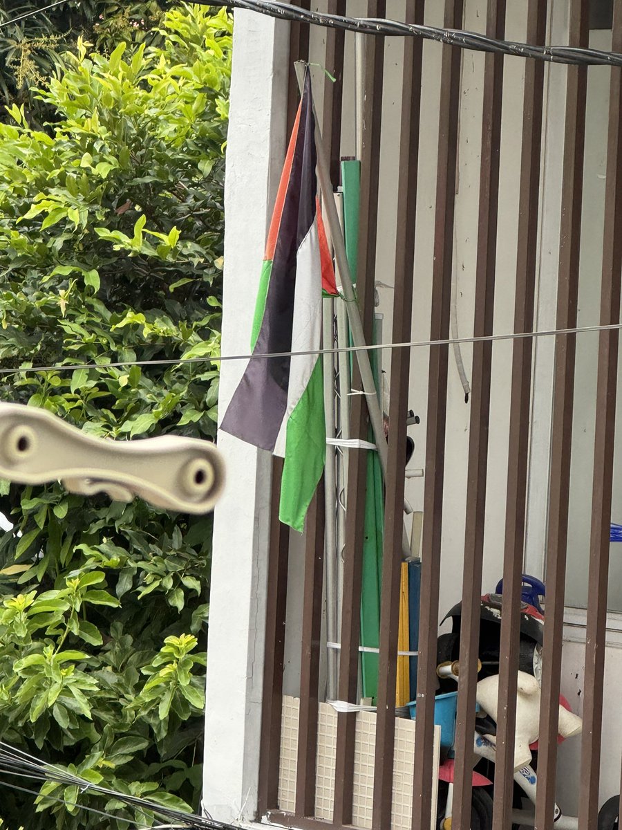 Bendera tetangga ane gan. Terpantau dari agustus tahun lalu berkibar 🫡🙏🏻😊 #woles #cintadamai