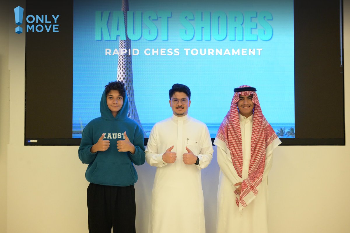 OnlyMoveChess's tweet image. Our first tournament at KAUST 💙 Moments from an unforgettable day ✨️♟️
#KAUST #jeddah #ChessTournament