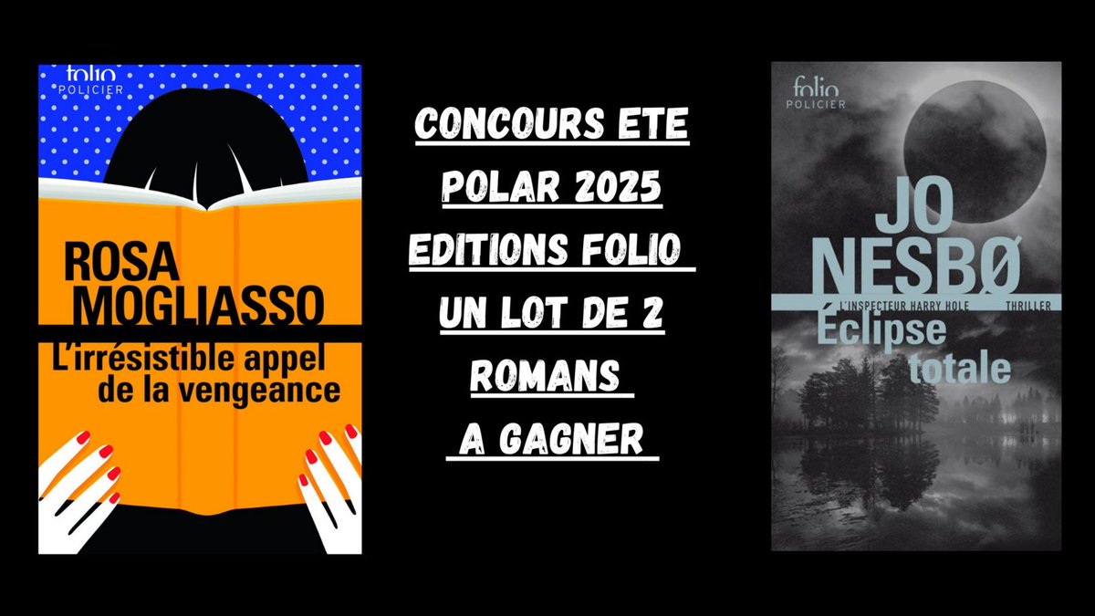 blog_bazart's tweet photo. #Concours @editionsfolio  spécial été 2025 : UN LOT DE 2 POLARS COUPS DE COEUR à gagner! https://t.co/EhhNF2DnXG https://t.co/ufxFIdQ8K6