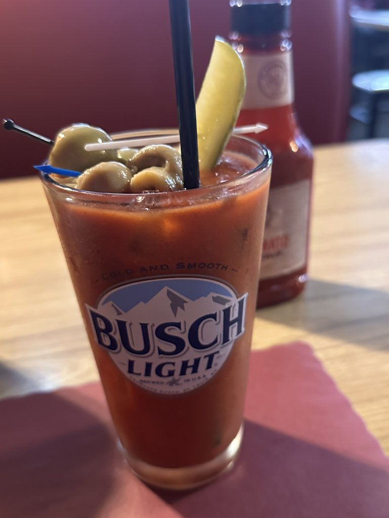 Mark Jarman (@markjarman) on Twitter photo You know you’re in small town when the server doesn’t know what a Virgin Mary is (late night last night) and it’s served in a Busch Light glass. Seems like a <a href="/SpotterBrett/">Brett Griffin</a> <a href="/FishingSpotter/">Joel Edmonds</a> kinda place.
Love my hometown! You know you’re in small town when the server doesn’t know what a Virgin Mary is (late night last night) and it’s served in a Busch Light glass. Seems like a <a href="/SpotterBrett/">Brett Griffin</a> <a href="/FishingSpotter/">Joel Edmonds</a> kinda place.
Love my hometown!