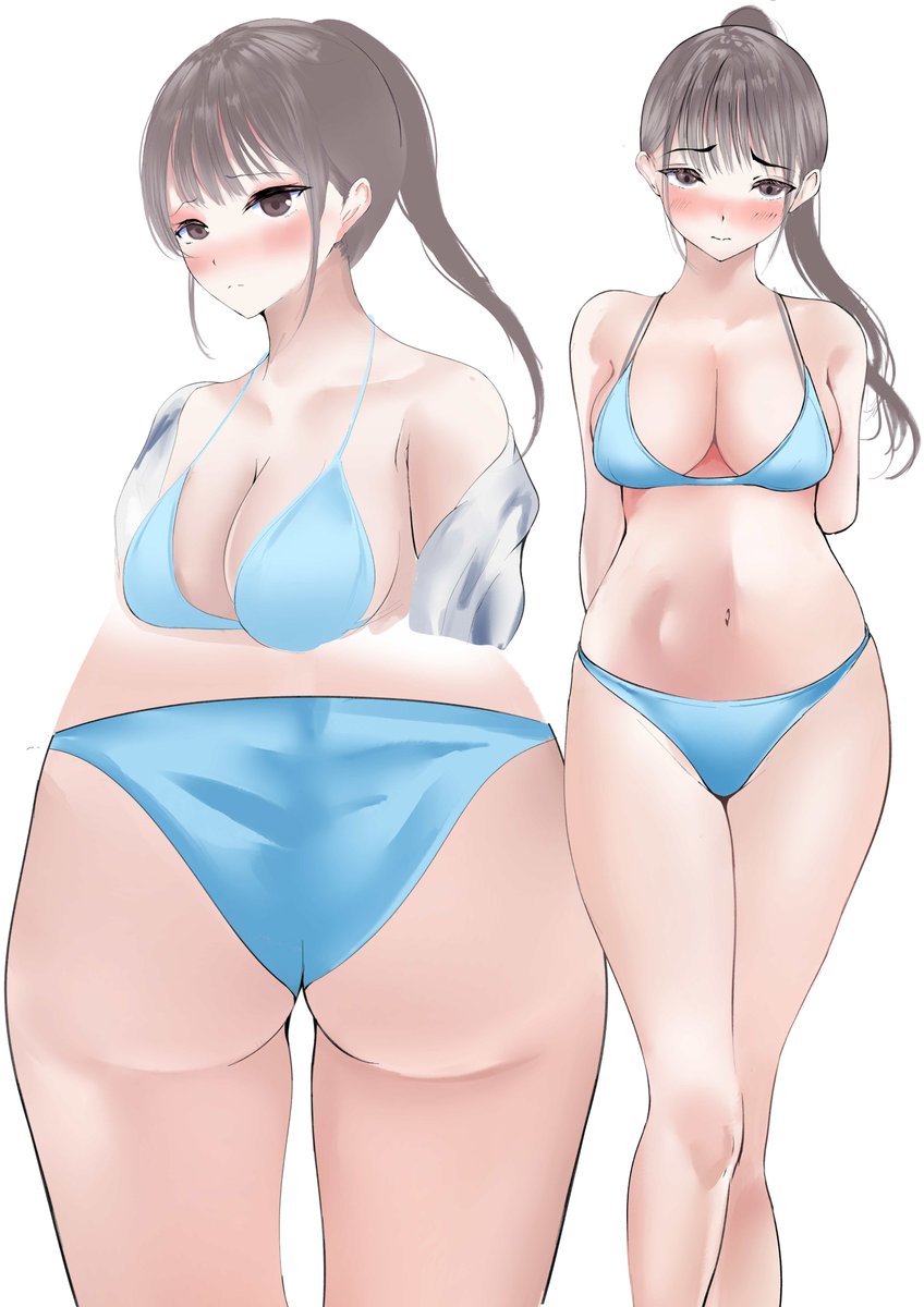 #ブルーリフレクション
美弦さんのビキニ姿♥
