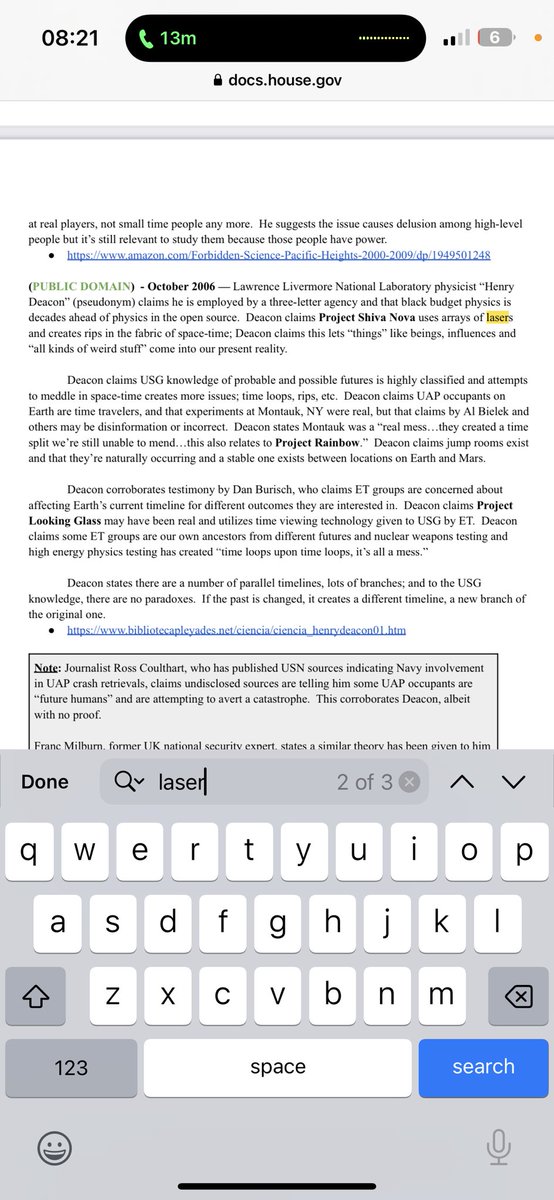 Mark lusk, Charles chase, Lockheed, hal puthoff, Frank mead, Eric davis, Colorado Uni under DOD contract, 
Project shiva nova 
Zero point energy 

Using phase array lasers to rip and manipulate spacetime. 

Building disc craft for Lockheed 

This WH document really is amazing