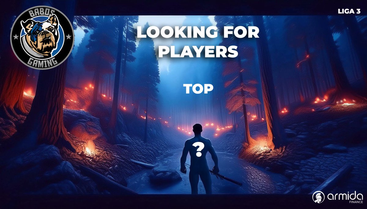 Babos Gaming (@babosgaming) on Twitter photo 🚨LIGA 3 TRYOUTS🚨
LOOKING FOR TOPLANE! 🫵
For the upcoming <a href="/PrimeLeague/">Die Techniker Prime League</a> Winter Split '25 in Liga 3, we are looking for a new Toplane.
Requirements:
- 400LP +
- pref. DE speaking
- diverse champpool
- flexible playstyle (weak/strongside)
If you are interested in a tryout, 🚨LIGA 3 TRYOUTS🚨
LOOKING FOR TOPLANE! 🫵
For the upcoming <a href="/PrimeLeague/">Die Techniker Prime League</a> Winter Split '25 in Liga 3, we are looking for a new Toplane.
Requirements:
- 400LP +
- pref. DE speaking
- diverse champpool
- flexible playstyle (weak/strongside)
If you are interested in a tryout,