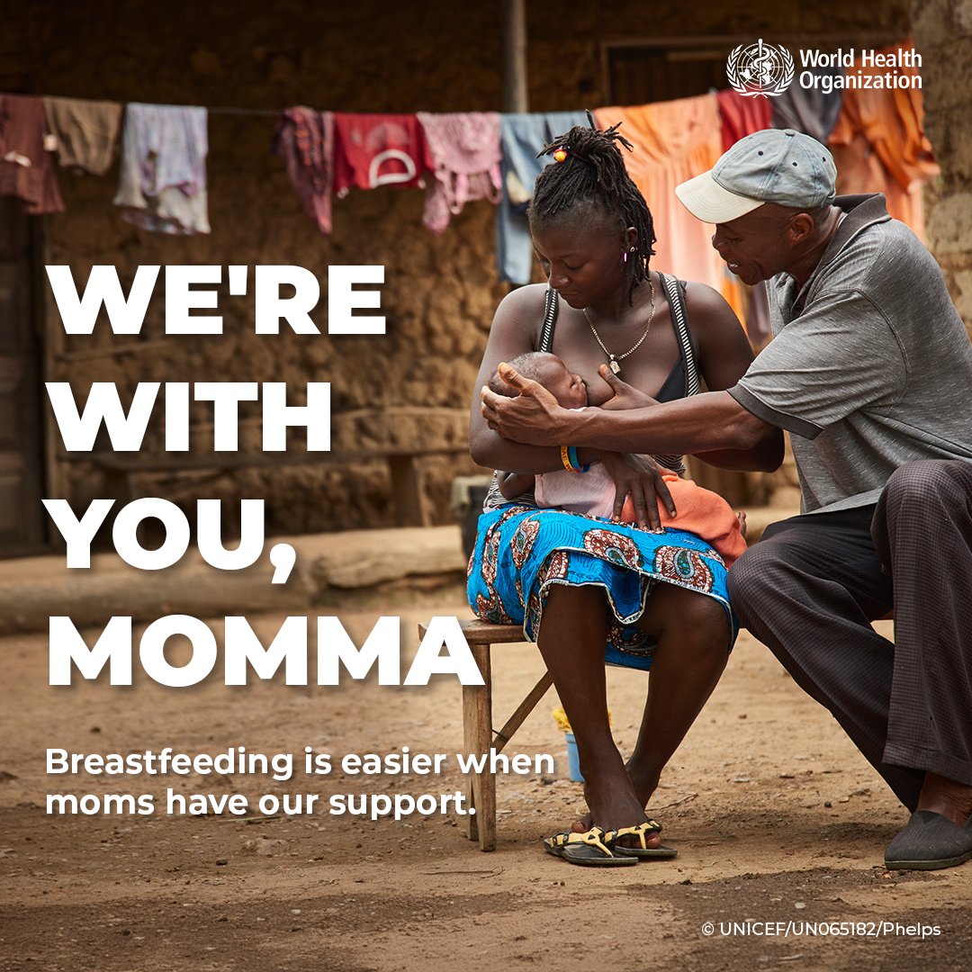 Breastfeeding is natural, but it’s not always easy — that’s why support matters.
Let’s be the reason a mom doesn’t give up. 

<a href="/WHO/">World Health Organization (WHO)</a>  <a href="/WHONigeria/">WHO Nigeria</a> <a href="/CS_SUNN/">SUN CSA-Nigeria</a> <a href="/cs_sunnkaduna/">CS-SUNN Kaduna</a> <a href="/KadunaMOH/">Kaduna State Ministry of Health</a> <a href="/NphcdaNG/">NPHCDA</a> <a href="/UNICEF_Nigeria/">UNICEF Nigeria</a> <a href="/Fmohnigeria/">Federal Ministry of Health, NIGERIA</a>  <a href="/UNICEF/">UNICEF</a> <a href="/UN/">United Nations</a> 

#SupportMoms #WorldBreastfeedingWeek #WBW2025