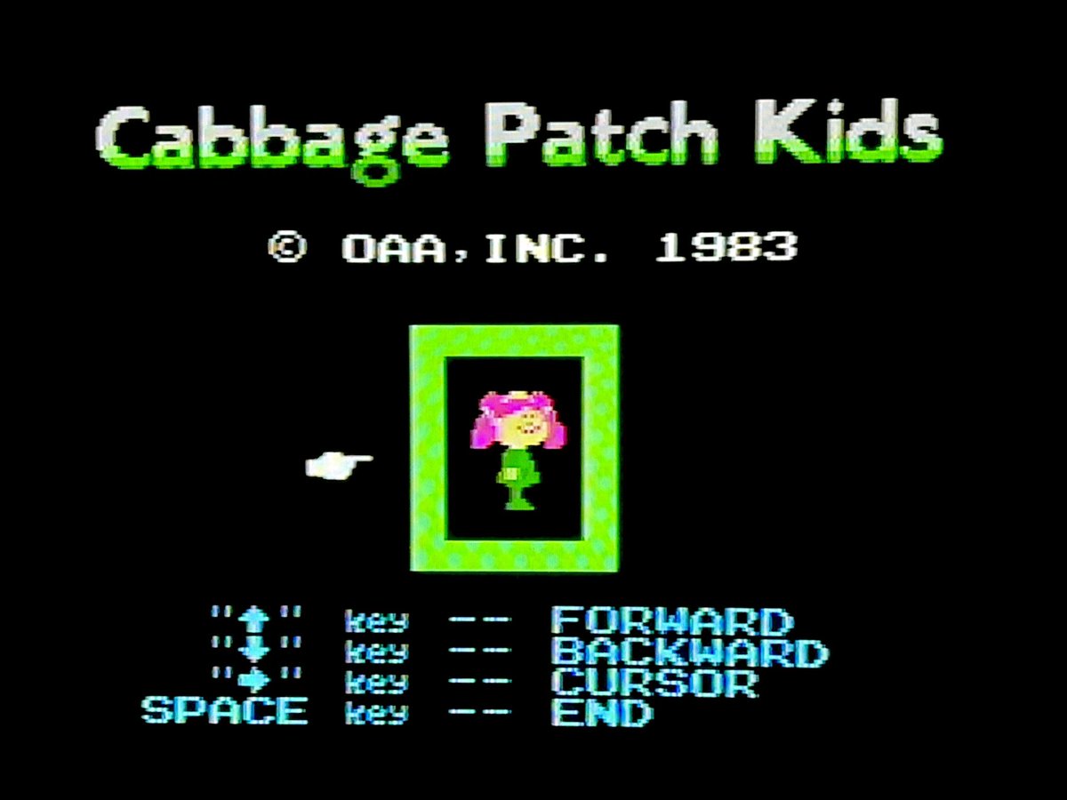 MSX の キャベッジパッチキッズ🥬キャベツ畑人形は昔日本でも話題に