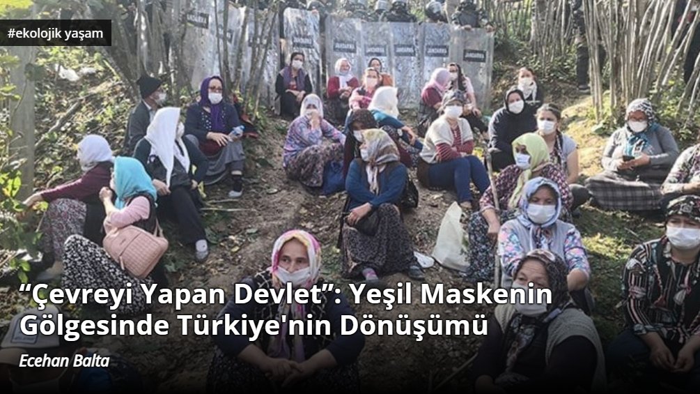 “Çevreyi Yapan Devlet”: Yeşil Maskenin Gölgesinde Türkiye’nin Dönüşümü 

Ecehan Balta yazdı: solfasol.tv/cevreyi-yapan-… 

"Devletin attığı her adım, doğayı bir pazar yeri olarak gördüğünü kanıtlıyor. Türkiye'nin ekolojik geleceği, her geçen gün yeni bir yasal düzenlemeyle