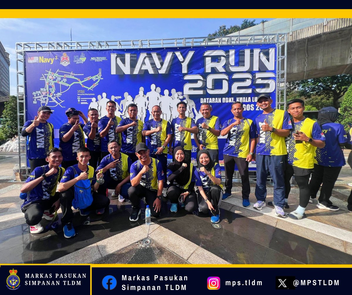 3 Ogos - Panglima Pasukan Simpanan TLDM, Laksma Azhar bin Adam dan warga MPS TLDM telah mengikuti program Navy Run 25 yang diadakan di Dataran Dewan Bandaraya Kuala Lumpur hari ini. Semoga program seperti ini dapat memupuk gaya hidup sihat dalam kalangan masyarakat.