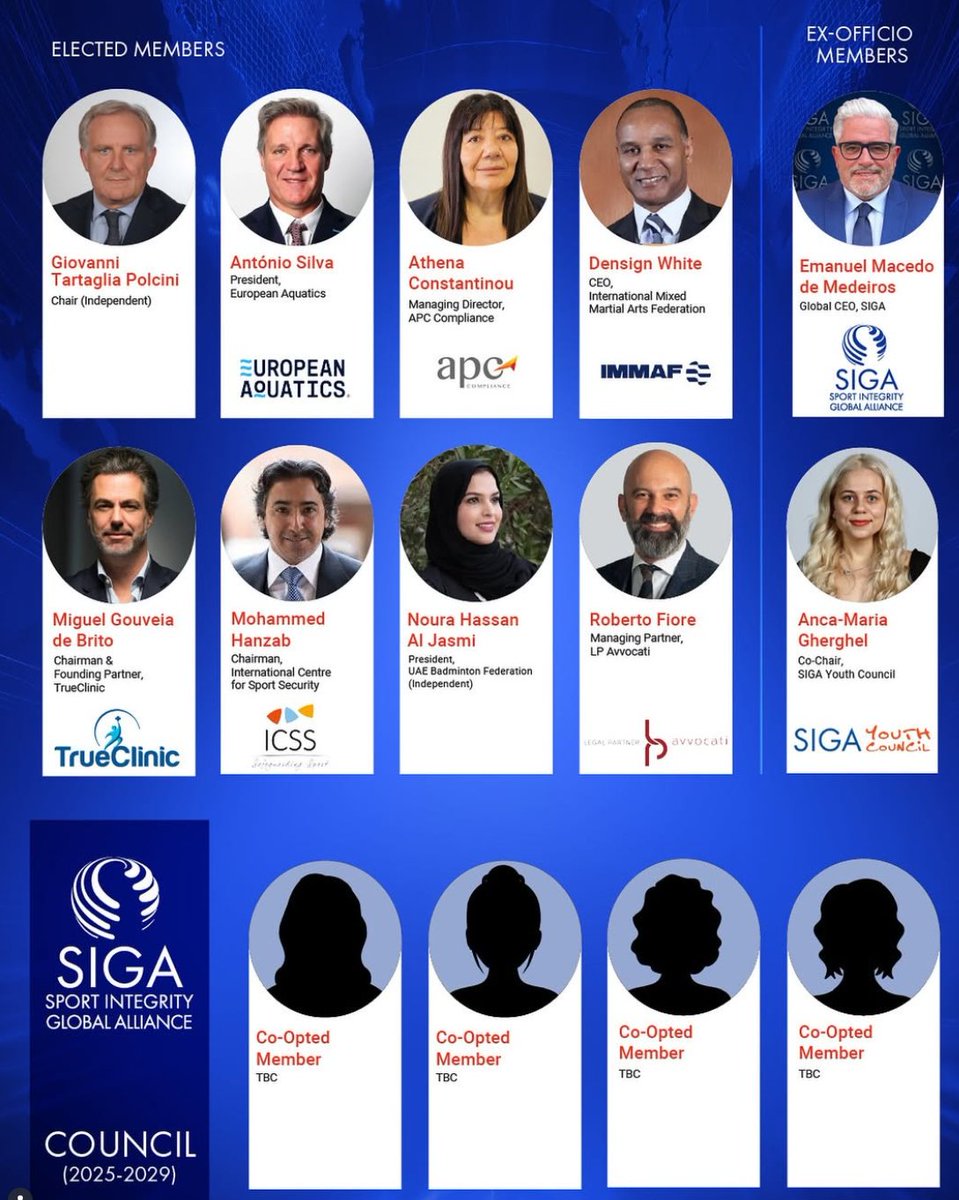 ICSS Chairman <a href="/MHanzab/">Mohammed Hanzab</a>  elected as member of the new <a href="/SIGAlliance/">SIGA</a>  Council alongside other eminent experts in the field of sport integrity.