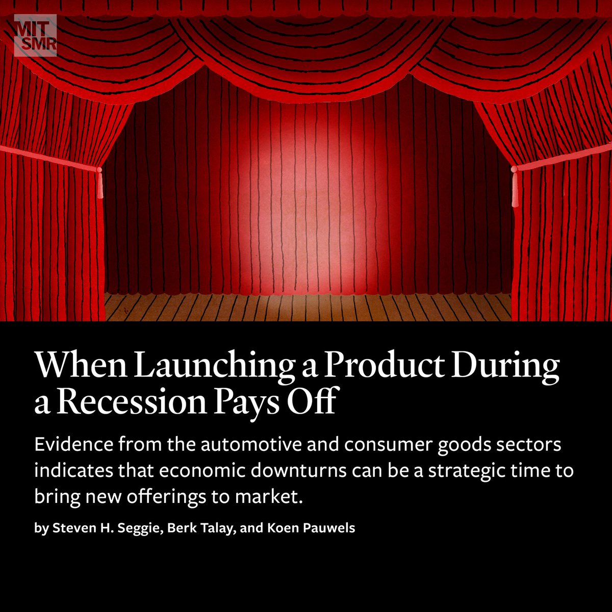 Research finds that some types of new products fare better than others in a downturn, particularly as it nears a recovery.  mitsmr.com/3Sckrdv