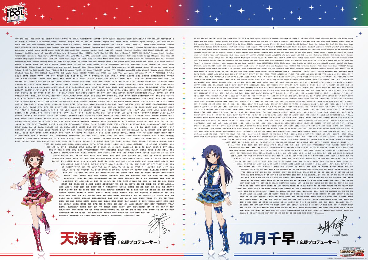 NEVER END IDOL!!!!!!!!!!!!!応援セット』 公式応援パネルデータ公開