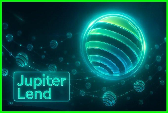 Jupiter Lend glowing orb interface