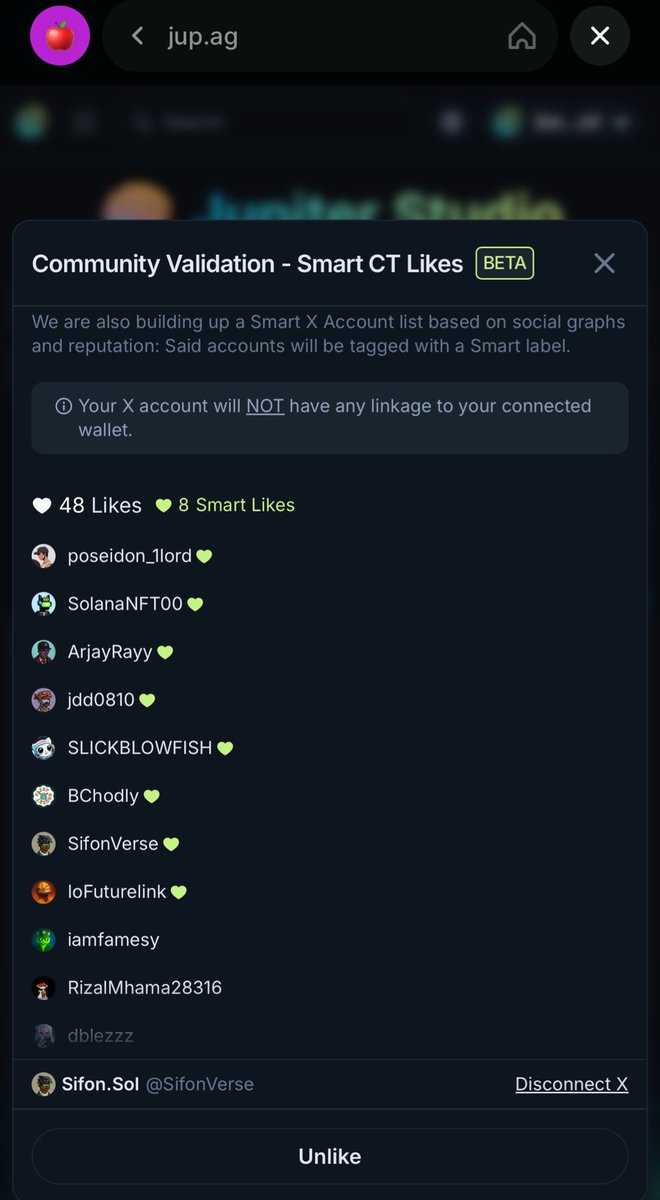 Sifon.Sol (@sifonverse) on Twitter photo $Web4 has 8 smart likes and 48 CT likes on <a href="/jup_studio/">Jup Studio (evil intern arc 😈)</a> already, that is the power of a strong community!!
We are getting verified soon, and guess what happens next after our token verification, we gonna moon.
Currently at 13k mcap, most likely the last time you'd see us at 13k $Web4 has 8 smart likes and 48 CT likes on <a href="/jup_studio/">Jup Studio (evil intern arc 😈)</a> already, that is the power of a strong community!!
We are getting verified soon, and guess what happens next after our token verification, we gonna moon.
Currently at 13k mcap, most likely the last time you'd see us at 13k