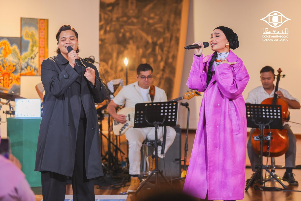 BalaiSeniNegara's tweet photo. Sekitar rakaman program “Yuna &amp; Friends” oleh @tv2_rtm pada 30 Julai 2025 (Rabu) di Balai Seni Negara. 

Sesi rakaman ini merupakan kerjasama antara Radio Televisyen Malaysia (RTM) dan Balai Seni Negara. https://t.co/YZucwxdrB3