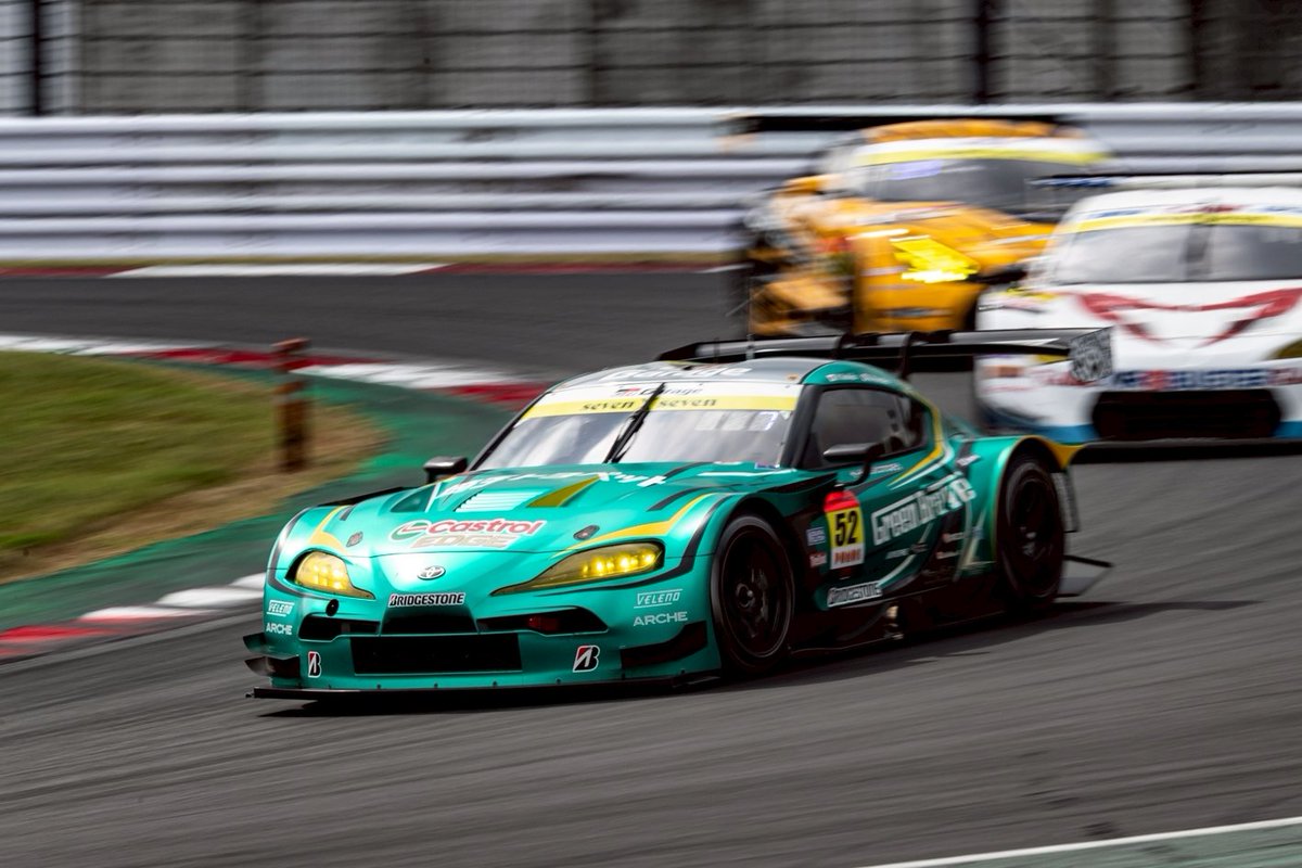 #SUPERGT Rd.4 Race2
今日は誠太の日！

予選 P7
決勝 P6

苦しい状況でしたが、耐えきってポイント獲得。

2レースとも望んでいた結果には届きませんでしたが精一杯戦えた週末だったと思います！

応援席の皆さんありがとうございました🙇‍♂️

次の鈴鹿こそ！

#埼玉GreenBrave
#大石博久カメラマン