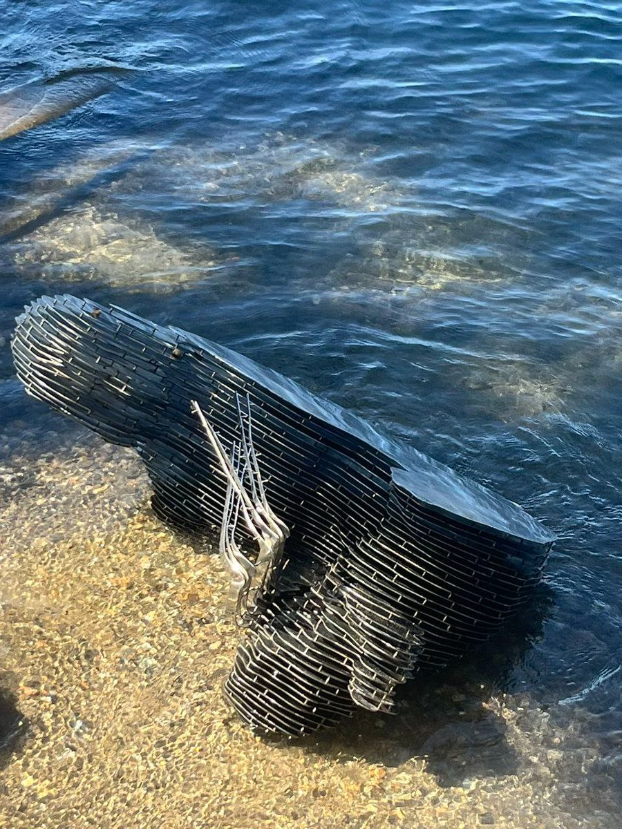 AkaBull_'s tweet image. The #Satoshi statue wasn’t stolen...

Someone literally chopped it off and tossed it nearby.

Looks like someone bought the top and took their anger out on Satoshi.

Sad 💔