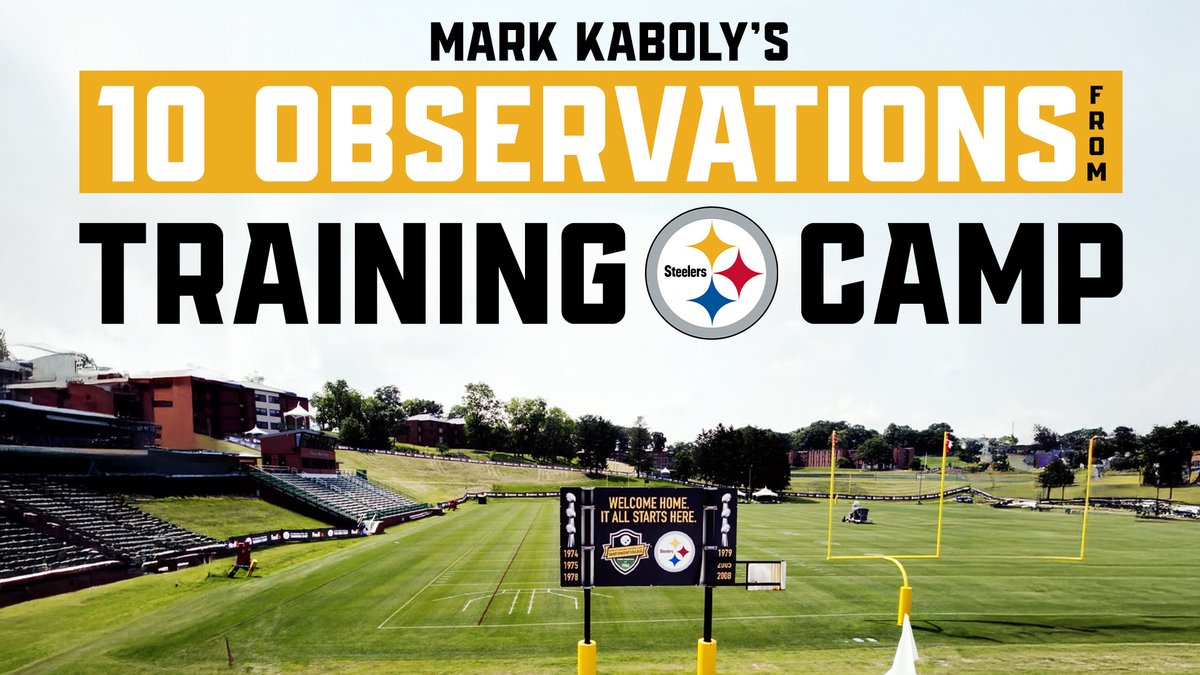Mark Kaboly (@markkaboly) on Twitter photo Steelers 53-man roster projection midway through training camp
Mark Kaboly / Steelers Correspondent
For The <a href="/PatMcAfeeShow/">Pat McAfee</a>
LATROBE — Believe it or not, but the Steelers are already halfway through training camp at St. Vincent College, so what better time is there to see where Steelers 53-man roster projection midway through training camp
Mark Kaboly / Steelers Correspondent
For The <a href="/PatMcAfeeShow/">Pat McAfee</a>
LATROBE — Believe it or not, but the Steelers are already halfway through training camp at St. Vincent College, so what better time is there to see where