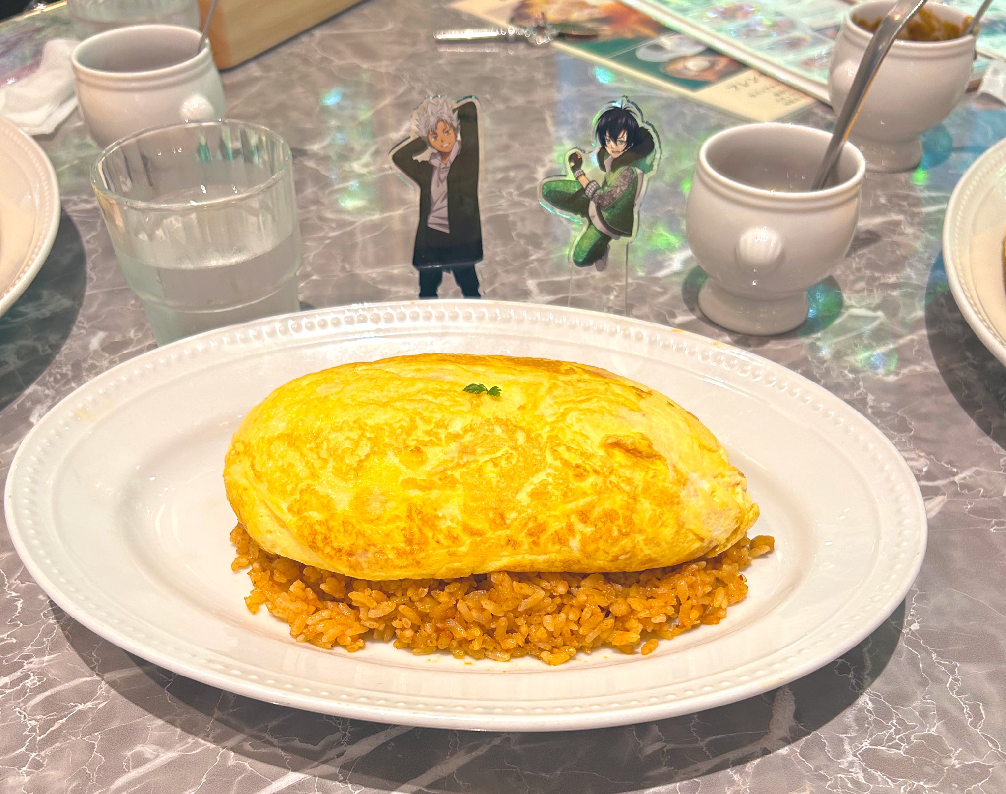 オムライス CAFE MUSTACHE・マスタシュ(高山市) チーズチキンオムライス(950