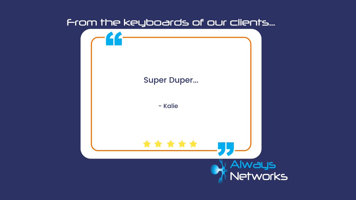 Thanks for the feedback Kalie 😀

#FeedbackFriday #BarnsleyIsBrill #YorkshireBusiness