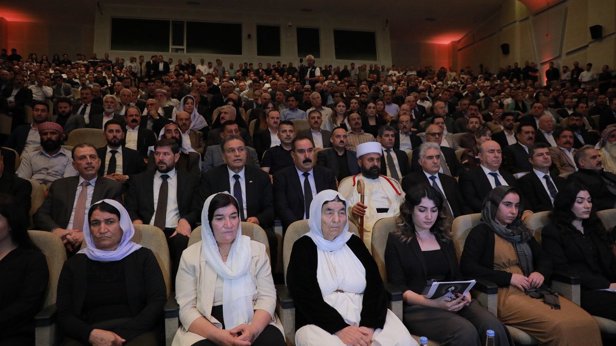 Rêber Ahmed (@rayberahmed) on Twitter photo Humbled to address the 11th anniversary of the #Yazidi genocide on behalf of the <a href="/Kurdistan/">Kurdistan Regional Government</a>. We reaffirmed our commitment to supporting martyrs’ families and survivors.
We call on the Iraqi federal government and international community to:
•Officially recognize this genocide Humbled to address the 11th anniversary of the #Yazidi genocide on behalf of the <a href="/Kurdistan/">Kurdistan Regional Government</a>. We reaffirmed our commitment to supporting martyrs’ families and survivors.
We call on the Iraqi federal government and international community to:
•Officially recognize this genocide