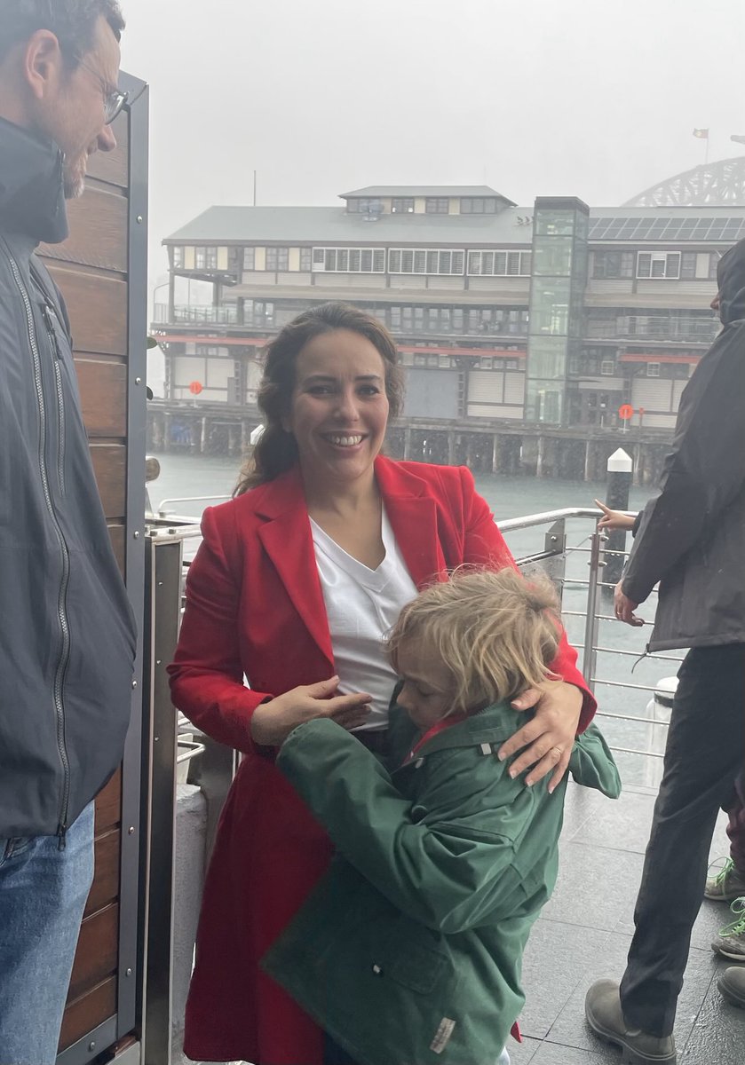 Setting off for the Sydney Harbour Bridge. 
Beautiful Stella