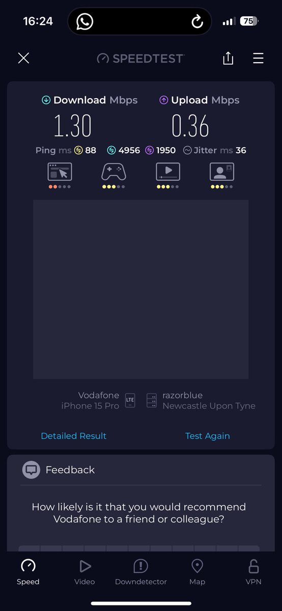 This is what 4 bars of allegedly 4H g er s in you central Edinburgh <a href="/VodafoneUK/">Vodafone UK</a>