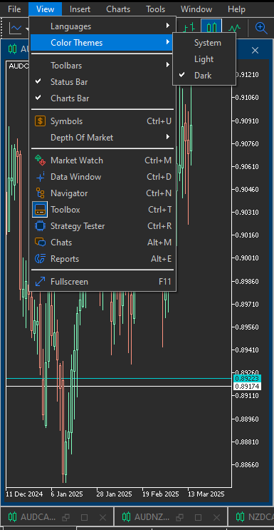 FINALLY #metaquotes enables Dark mode on desktop #MT5 !!!