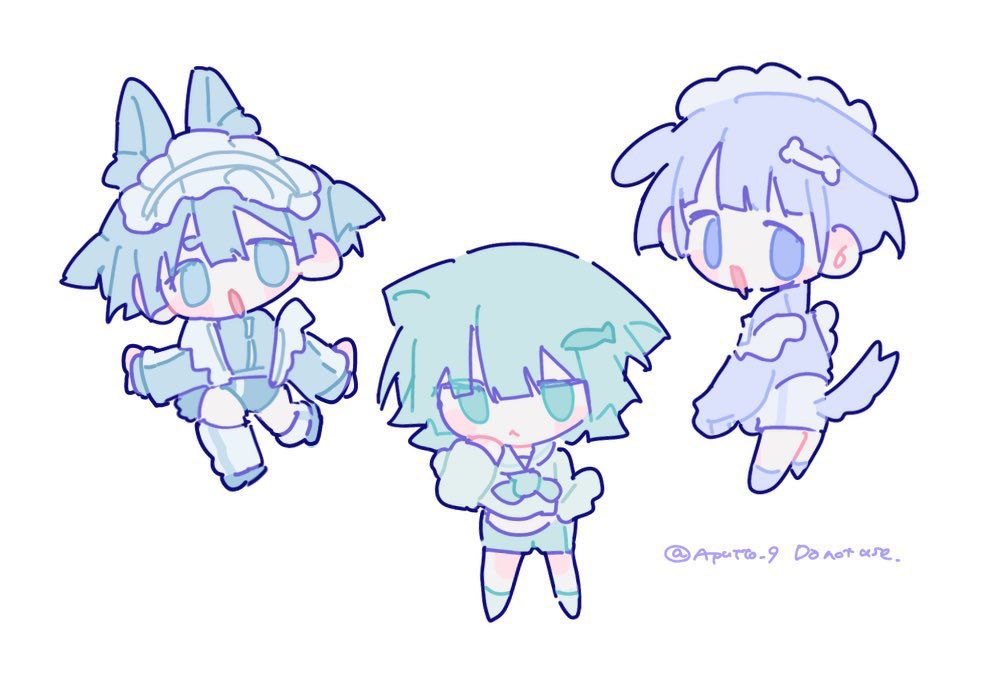 こんな感じのちびキャラをリハビリがてら描きたいのでOC貸してくれる方ゆるーーーくリプにて募集します！

何体描くか未定なので描けない可能性も十分ありますがそれでも大丈夫なお優しい方資料を送ってください〜