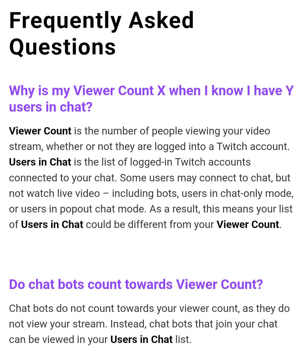 🦨 SkunkyVT 🦨 Skunk VTuber (@skunkyvt) on Twitter photo <a href="/NekoUnix/">Neko Unix 🐾💾🌐 | ✨ VLumeria ✨</a> Howdy folks, a reminder to take these things with a grain of salt as it's a rumor that goes around at least once every year. Here is the official stance from their website, which they say viewcount and chat activity are wholly separate and unrelated.
help.twitch.tv/s/article/unde… <a href="/NekoUnix/">Neko Unix 🐾💾🌐 | ✨ VLumeria ✨</a> Howdy folks, a reminder to take these things with a grain of salt as it's a rumor that goes around at least once every year. Here is the official stance from their website, which they say viewcount and chat activity are wholly separate and unrelated.
help.twitch.tv/s/article/unde…