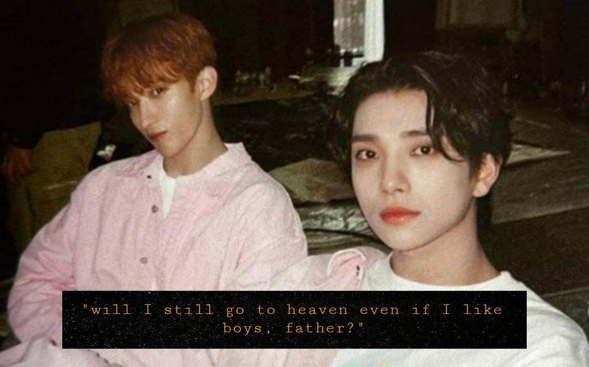 voxember's tweet photo. Sanctuary 
— a #seoksoo oneshot

Joshua calls it temptation. Seokmin calls it honesty. Somewhere between the cross and the quiet, their friendship twists into something harder to name—and even harder to bury.

🔗https://t.co/Djdgd80TWw https://t.co/5NnHKCAbeA