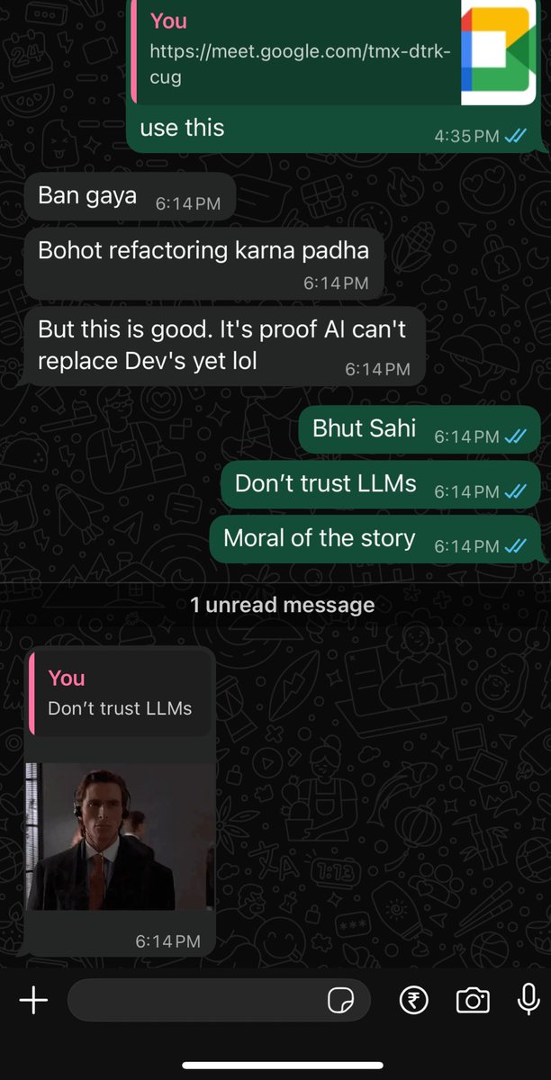 When you’re building a complex product, LLMs / AI are not that sufficient.