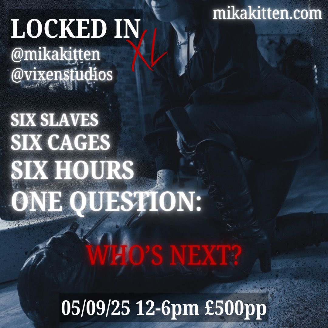 Couple spaces still available at this fabulous event. Would you dare to join?<a href="/MikaKitten/">MikaKitten</a> <a href="/MistressVixen/">｡.✰ 𝕄𝕚𝕤𝕥𝕣𝕖𝕤𝕤 𝕍𝕚𝕩𝕖𝕟 ✰.｡</a>