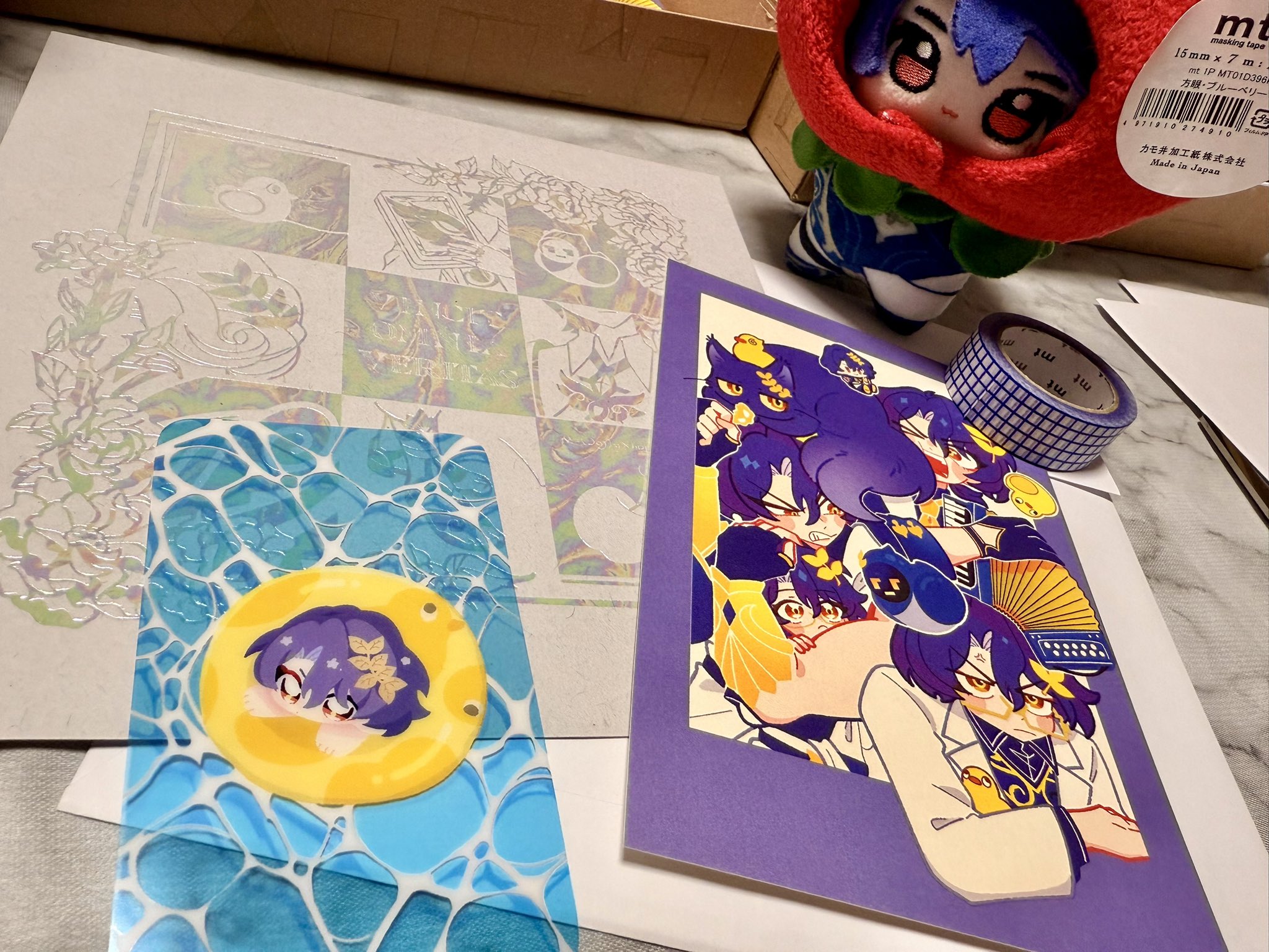 Rabbittuff_様 画像ご確認用 出品（カード） しらとあきこポストカードセット(4枚) | rabbica ONLINE STORE