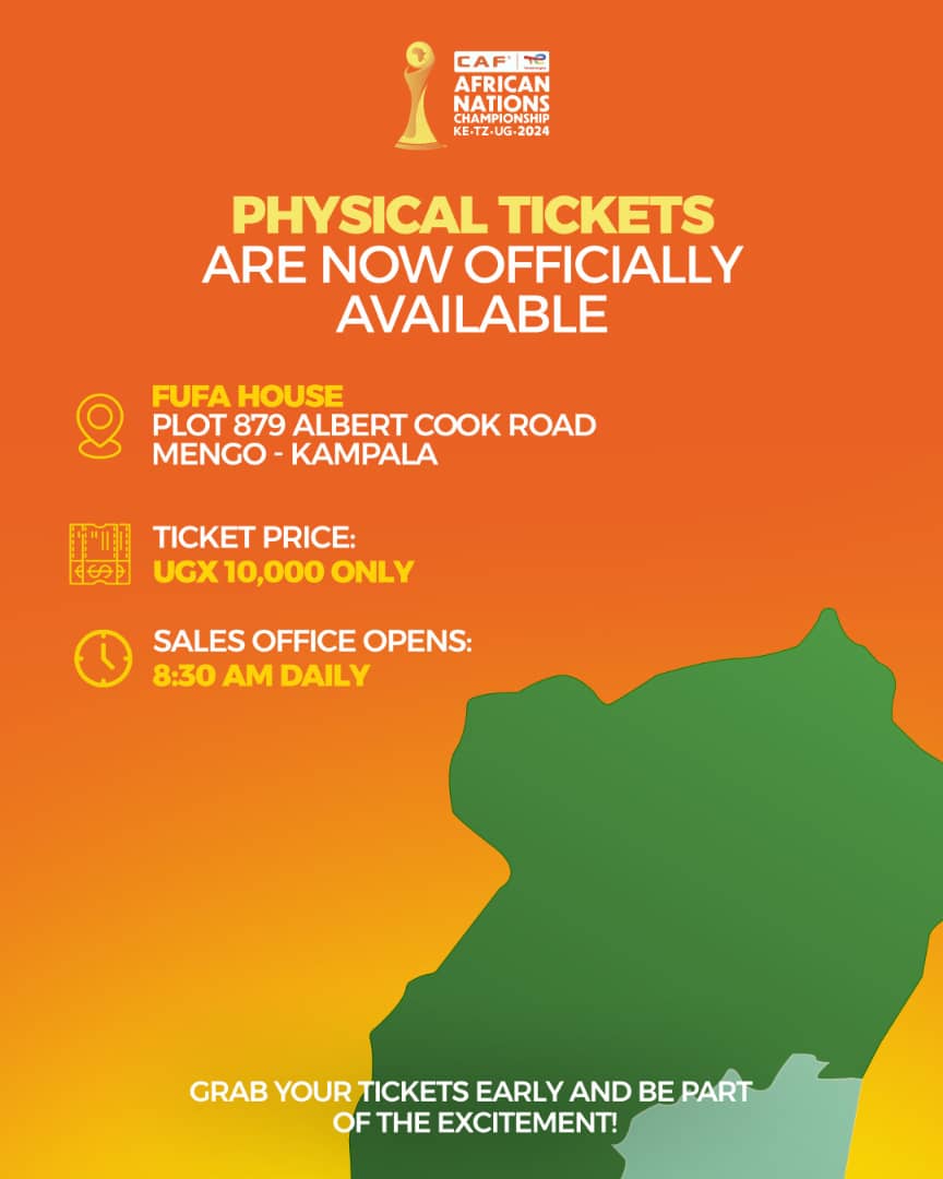 Mark Ssali (@markssali) on Twitter photo Good people, I hope you are coming to Namboole tomorrow so we be the proverbial 12th man for the <a href="/UgandaCranes/">Uganda Cranes</a>. Here is the link for online purchases, and information on where to get the physical ticket. Tanzania's Taifa Stars challenged us yesterday!
chan.tkt.ug Good people, I hope you are coming to Namboole tomorrow so we be the proverbial 12th man for the <a href="/UgandaCranes/">Uganda Cranes</a>. Here is the link for online purchases, and information on where to get the physical ticket. Tanzania's Taifa Stars challenged us yesterday!
chan.tkt.ug