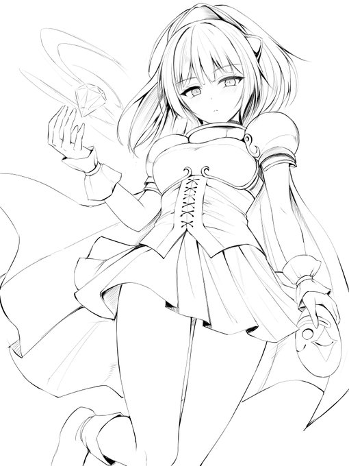 唐突に描きたくなったドッペルアルルらくがき 